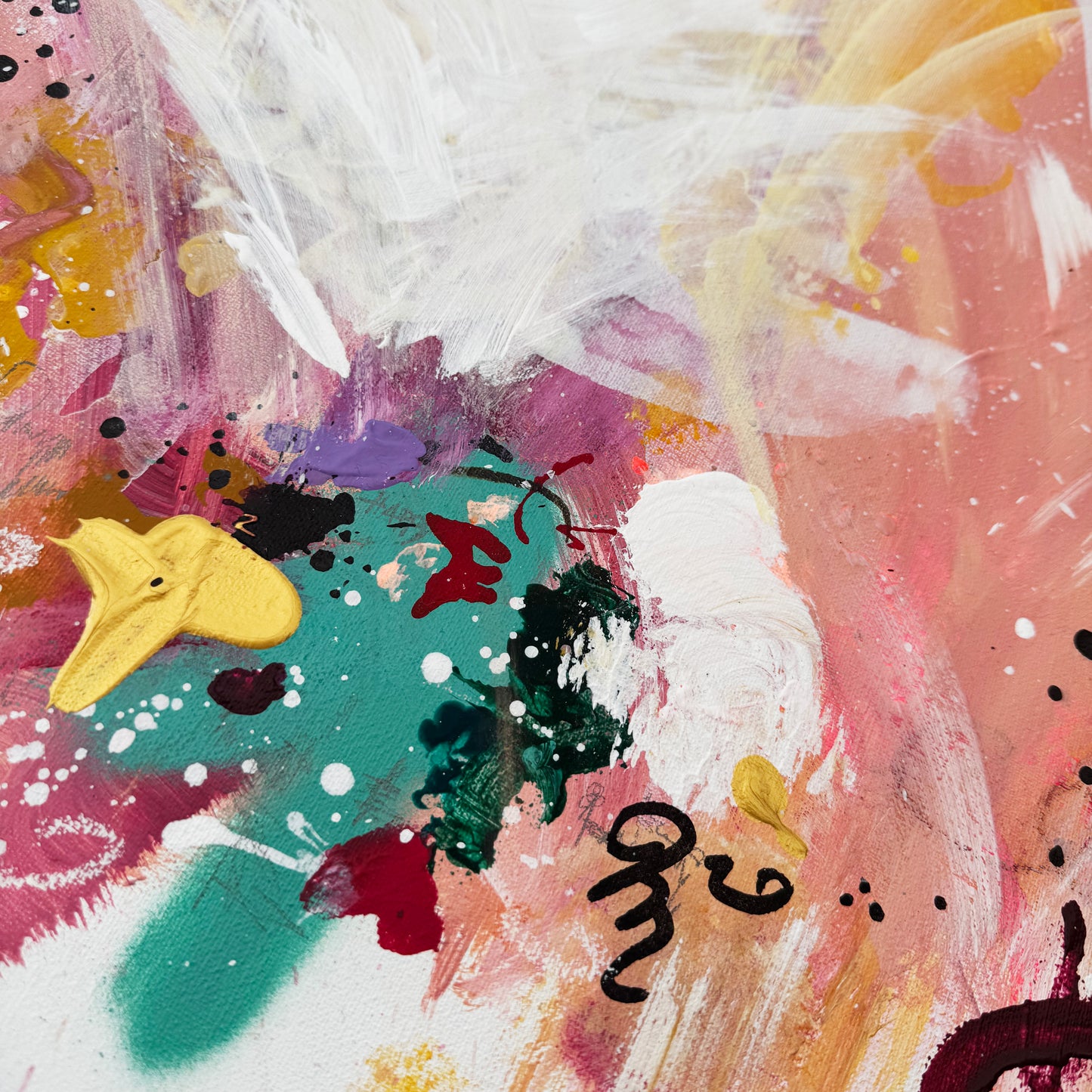 Flower bouquet - 100x100 cm