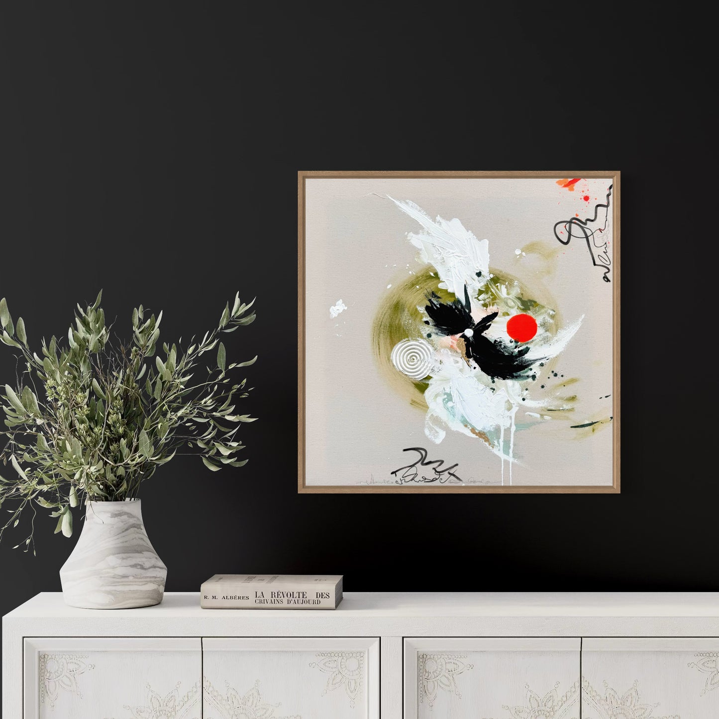 Crow - 60x60 cm