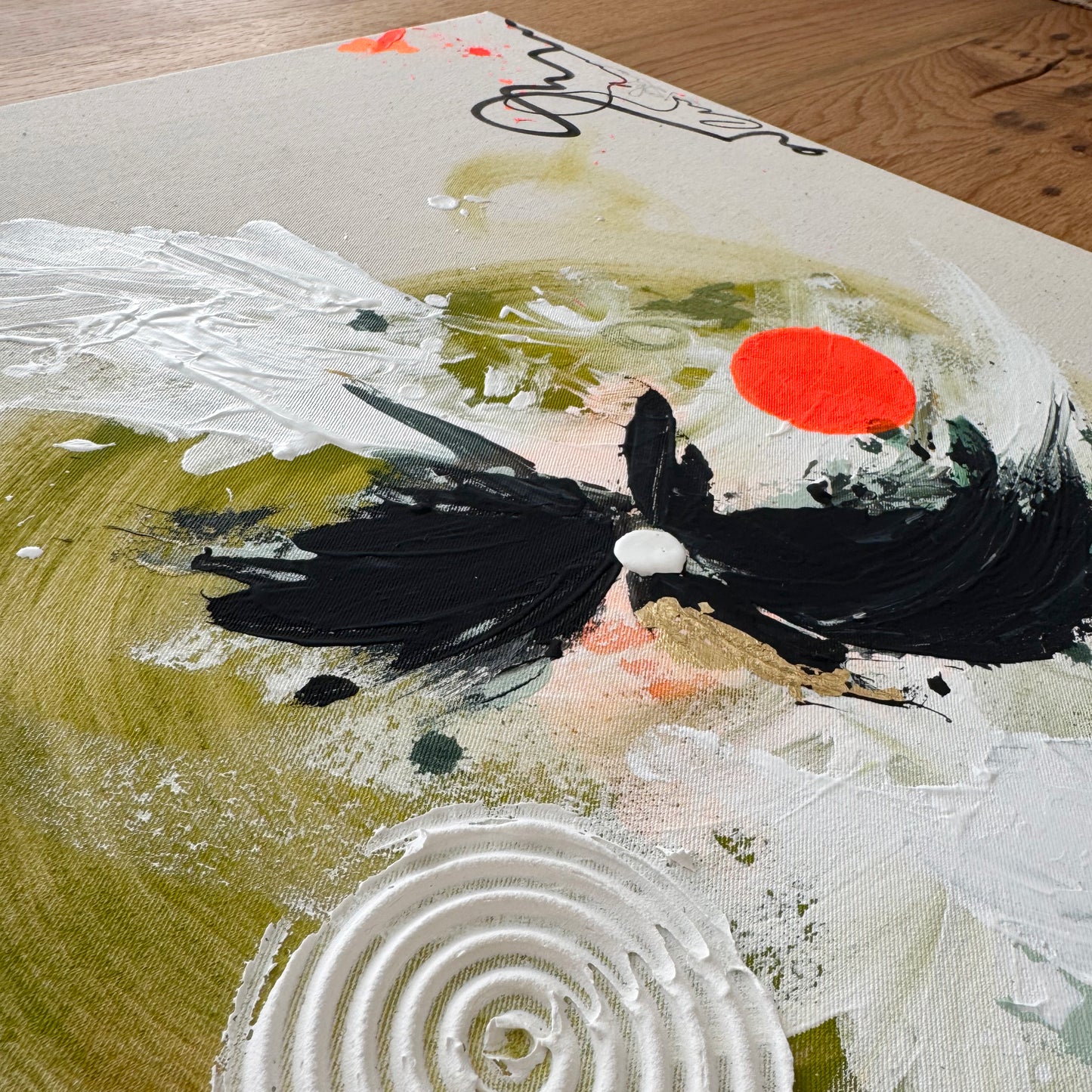 Crow - 60x60 cm