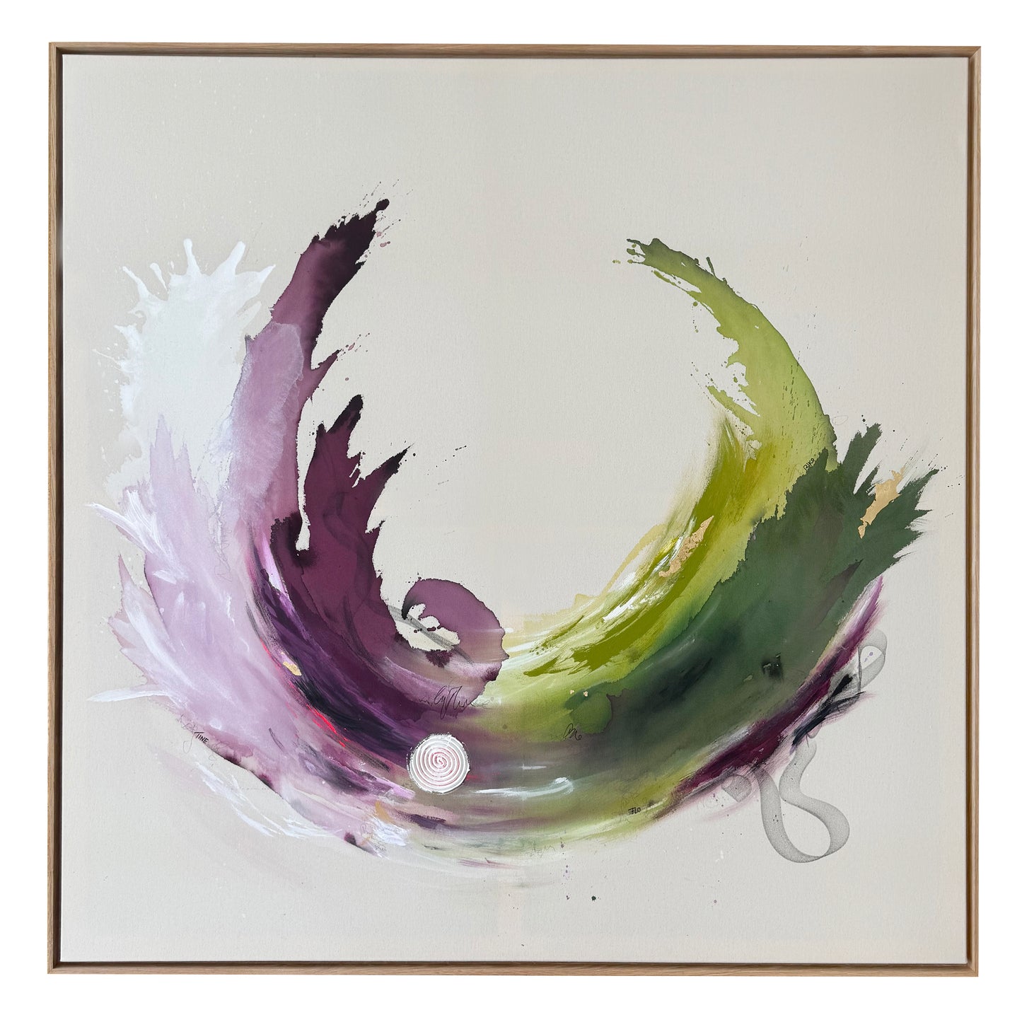 Circle of fusion - 150x150 cm