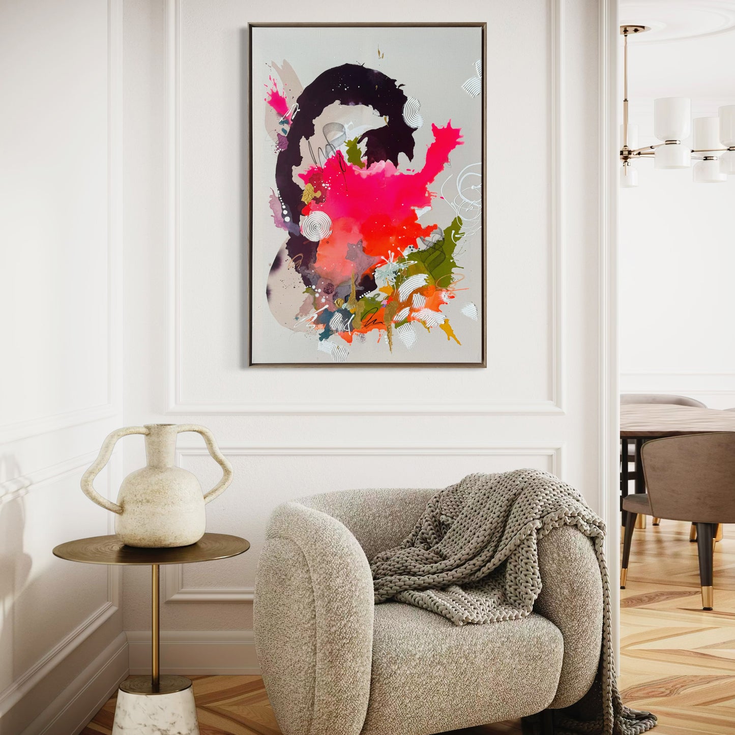Pink Greets - 130x90 cm