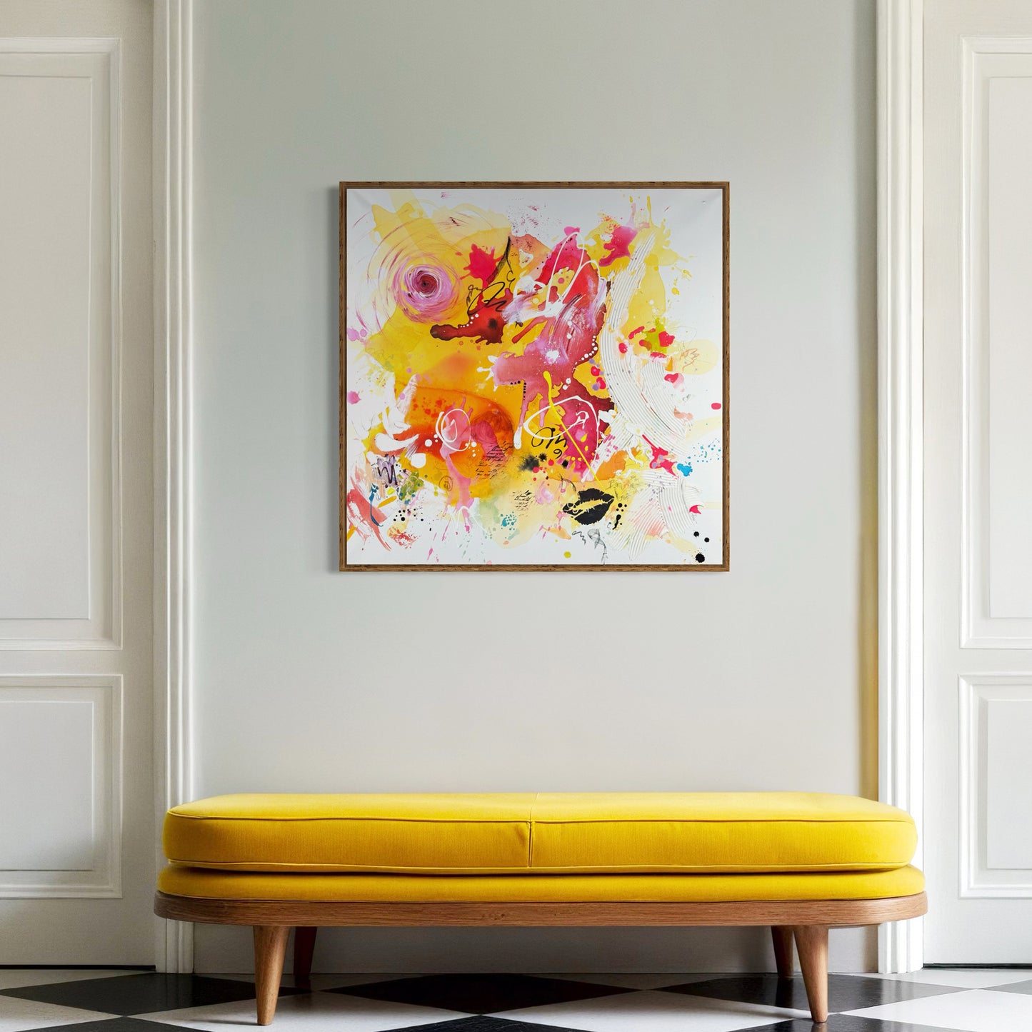 Your time - 100x100 cm