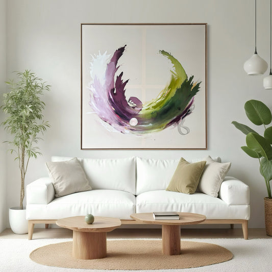 Circle of fusion - 150x150 cm