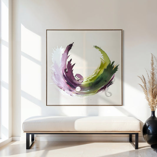 Circle of fusion - 150x150 cm