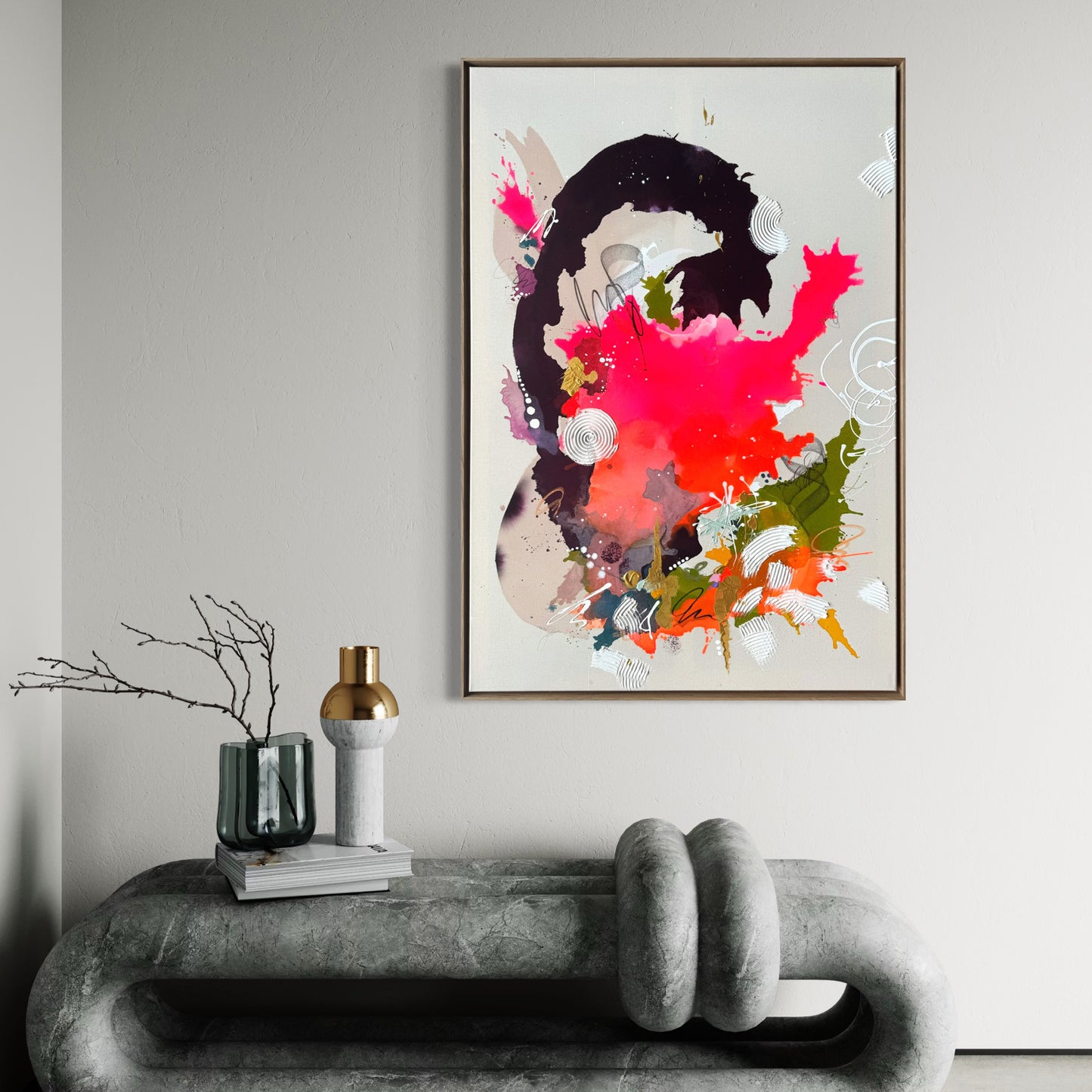 Pink Greets - 130x90 cm
