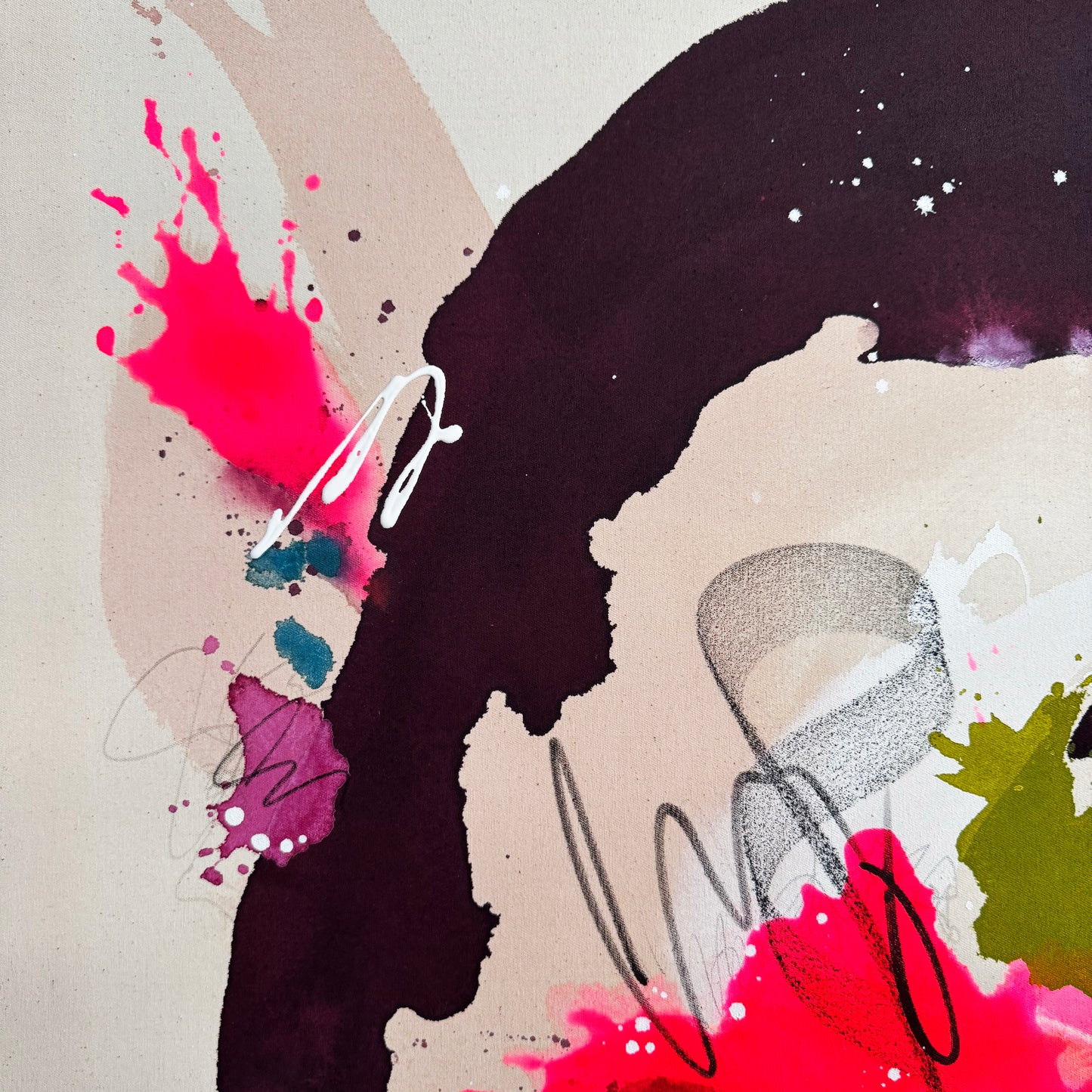 Pink Greets - 130x90 cm