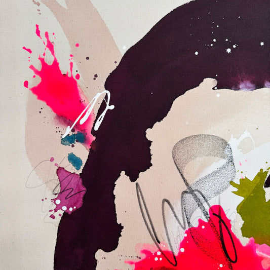 Pink Greets - 130x90 cm