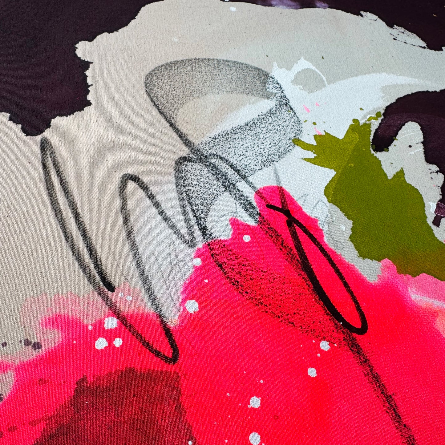 Pink Greets - 130x90 cm