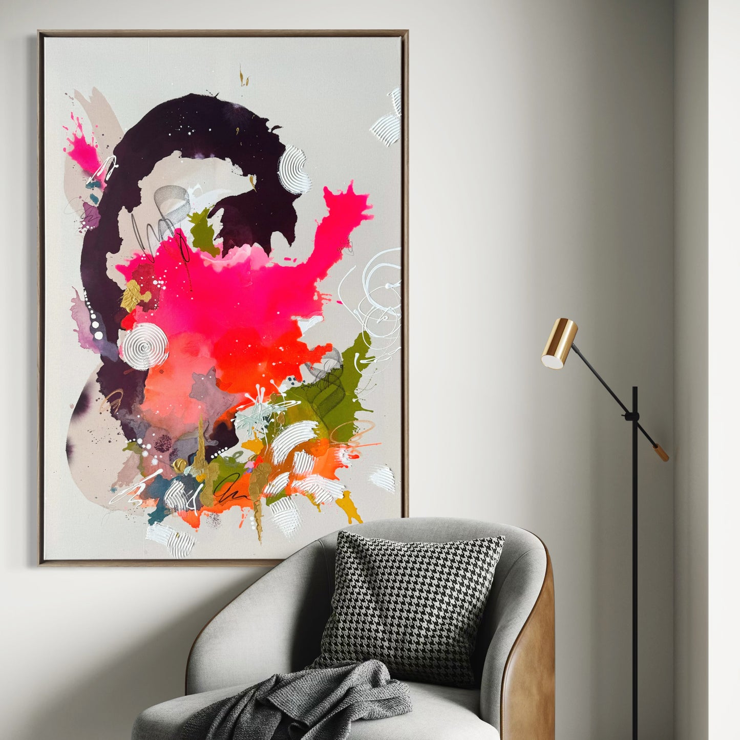 Pink Greets - 130x90 cm