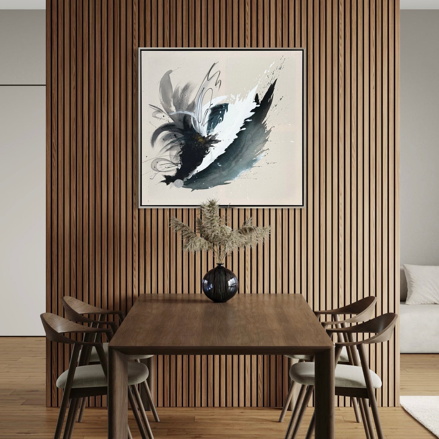 Deep blue sea - 100x100 cm
