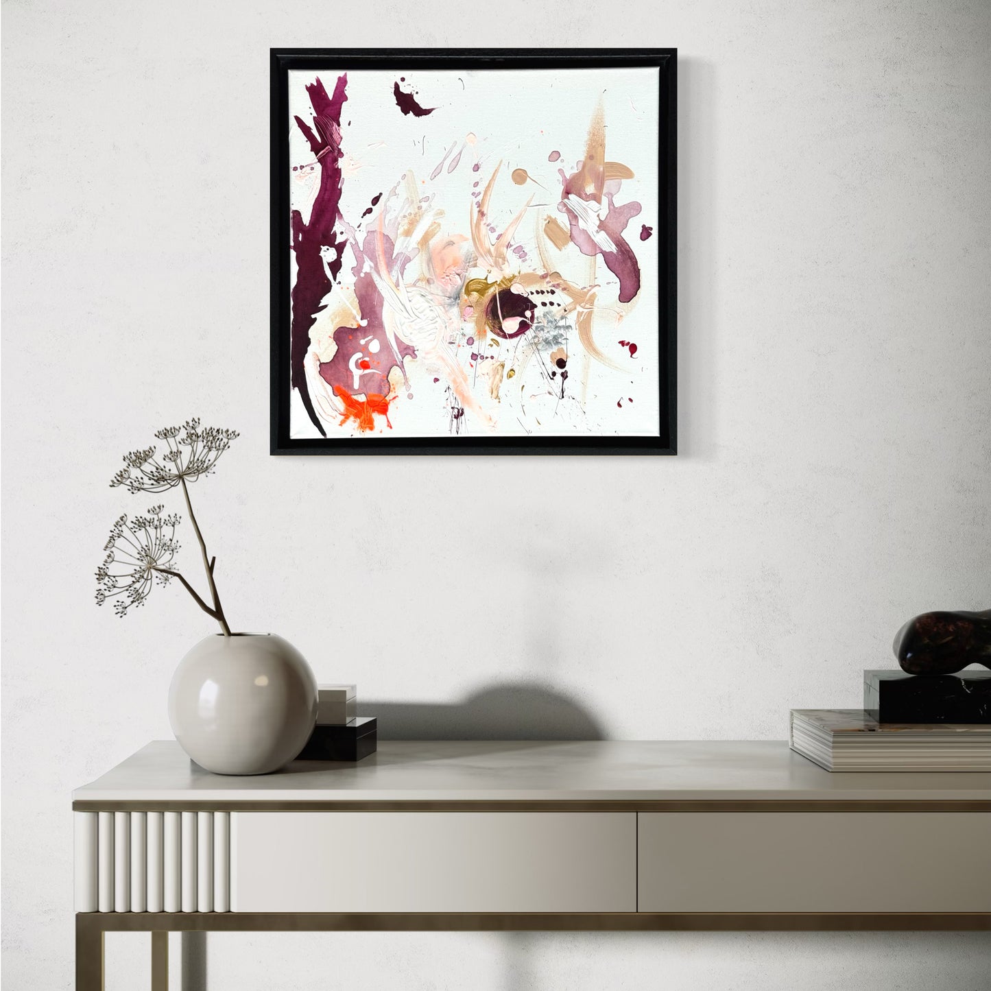 Orange the new purple - 40x40 cm