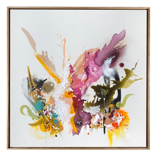 Mindful splash - 100x100 cm