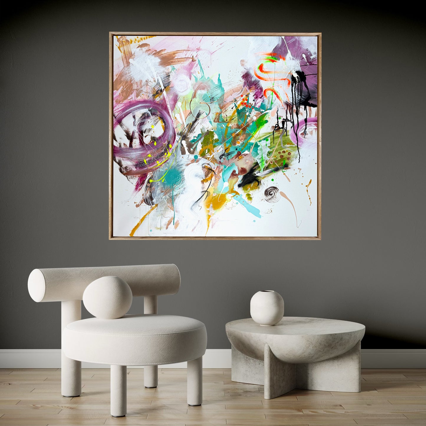 Changing perception - 100x100 cm