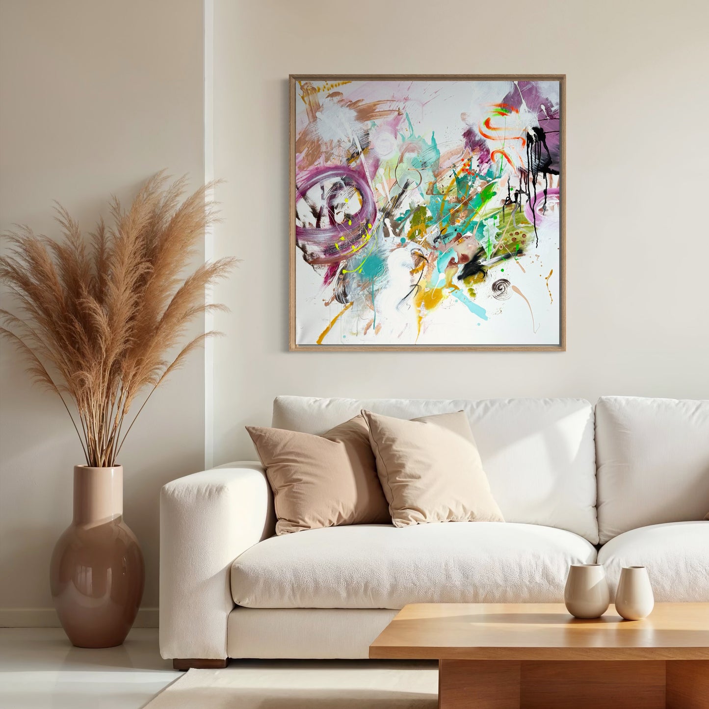Changing perception - 100x100 cm