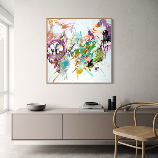 Changing perception - 100x100 cm